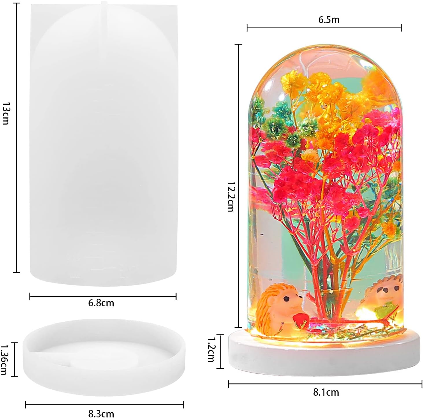 DIY Crystal Epoxy Resin Mold L - огляд і ціна Resin Ocean Wave Mold