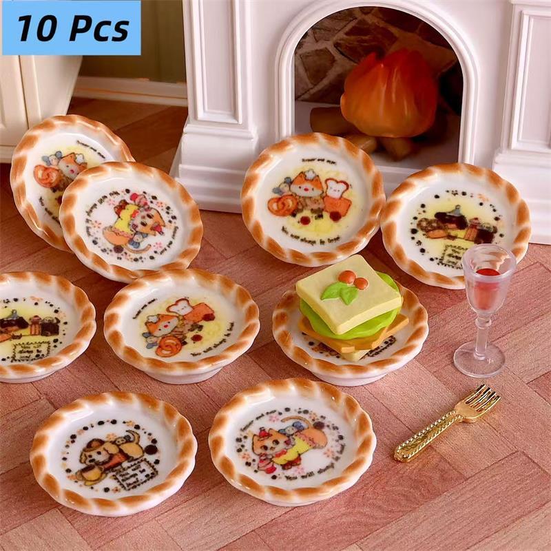 10Pcs/set Dollhouse Miniature  - огляд і ціна Resin Craft Kit