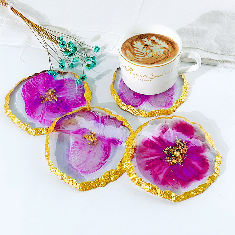 DM413 Drusy Coaster Resin Mold - огляд і ціна Geode Mold Silicone