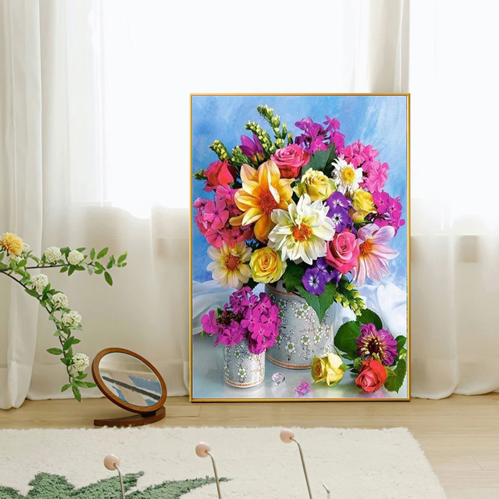 Full Diamond Mosaic Flower 5D  - огляд і ціна Resin Craft Kit