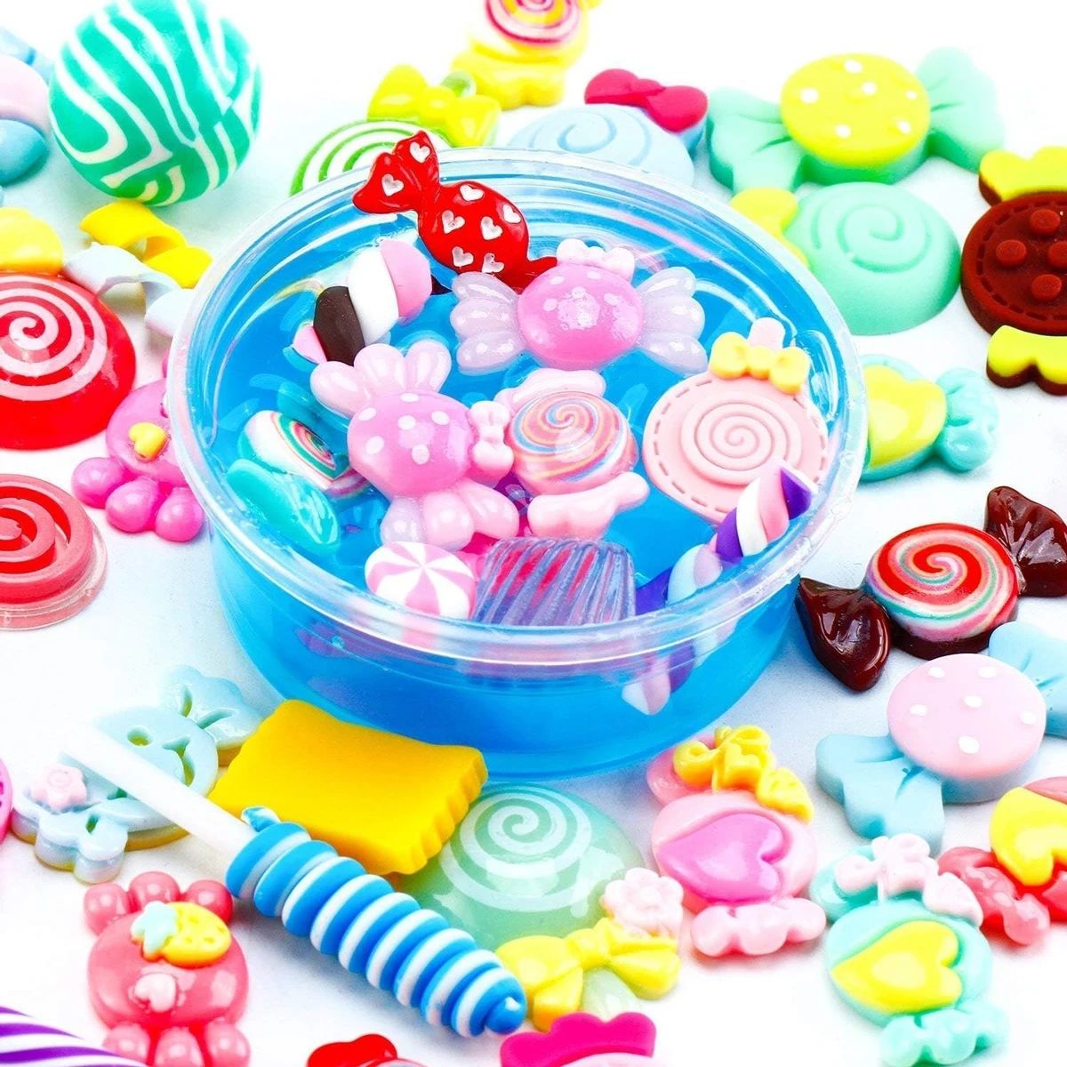 30pcs Random Candy Slime Charm - огляд і ціна Resin Crafts Diy