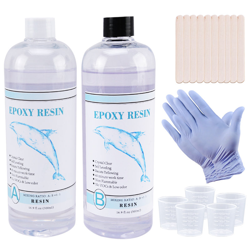 1:1 Clear Epoxy Resin Crystal  - огляд і ціна Resin Jewelry Kit