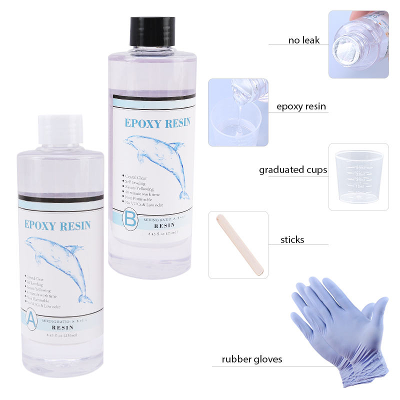 1:1 Clear Epoxy Resin Crystal  - огляд і ціна Resin Jewelry Kit