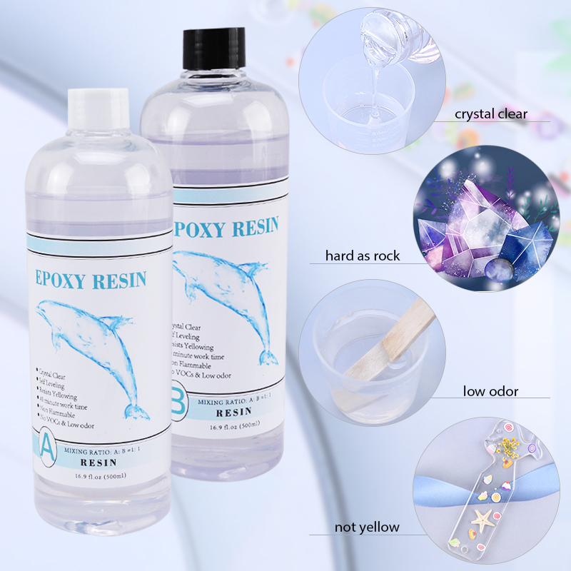 1:1 Clear Epoxy Resin Crystal  - огляд і ціна Resin Jewelry Kit