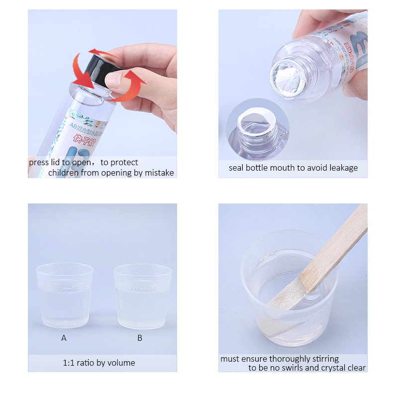 1:1 Clear Epoxy Resin Crystal  - огляд і ціна Resin Jewelry Kit