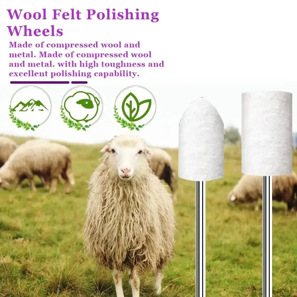 80PCS Wool Felt Buffing Wheel  - огляд і ціна Resin Jewelry Kit
